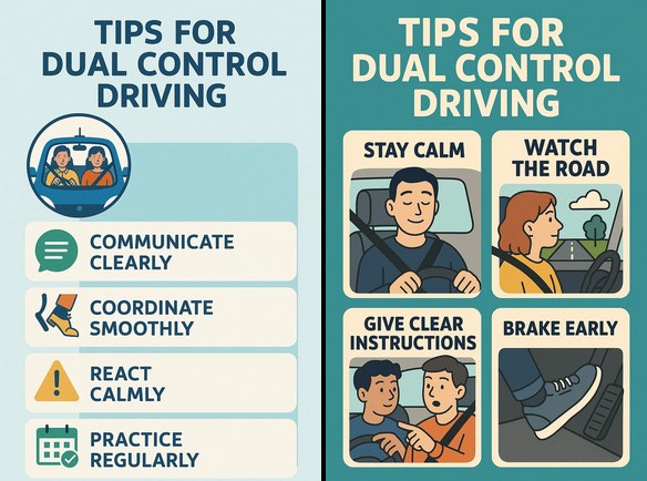 dual control driving tips