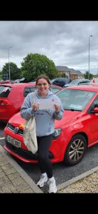 a leaner got the driving certificate from godrive school in galway
