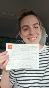 dorothy passed her driving test