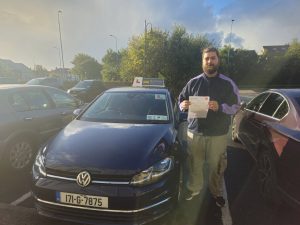 Bart on passing his Driving Test with GoDrive School of Motoring