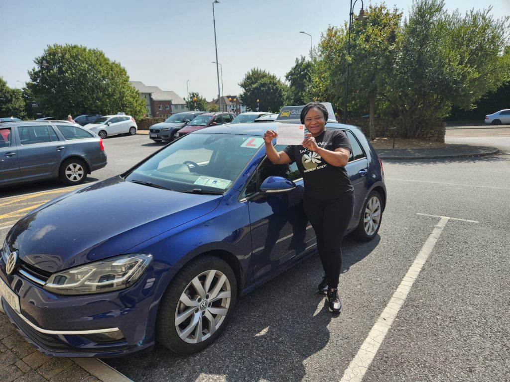 Delifil on passing her Driving Test with GoDrive School of Motoring