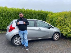 Mark on passing his Driving Test with GoDrive School of Motoring