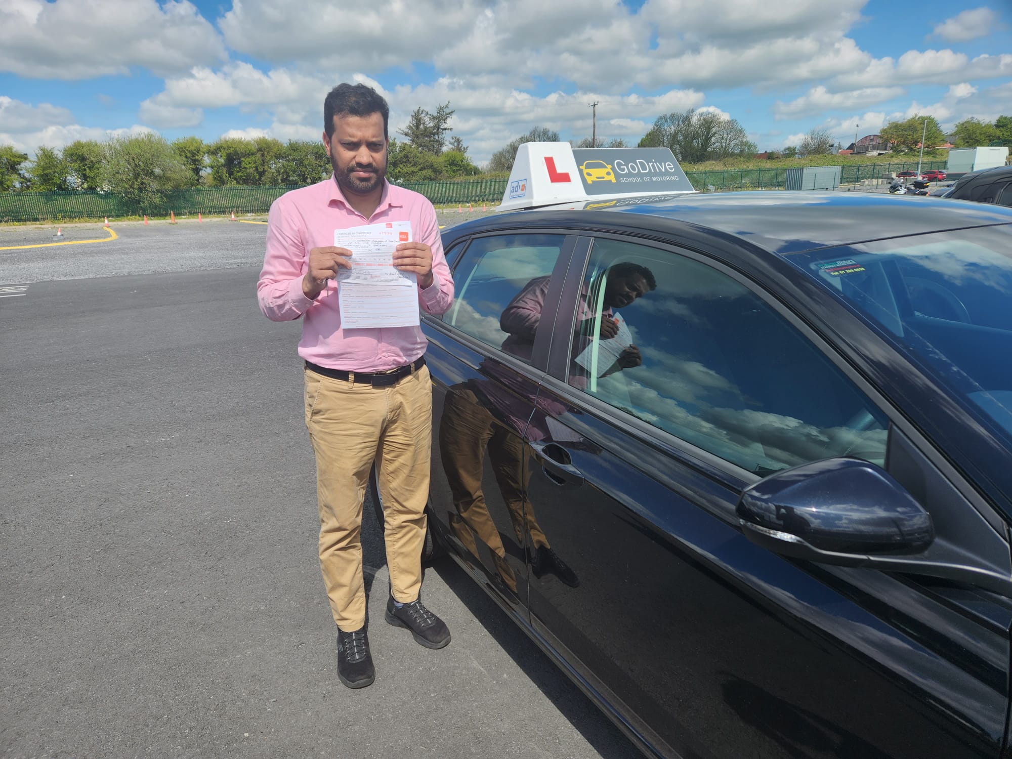Jewel passed driving test Galway GoDrive