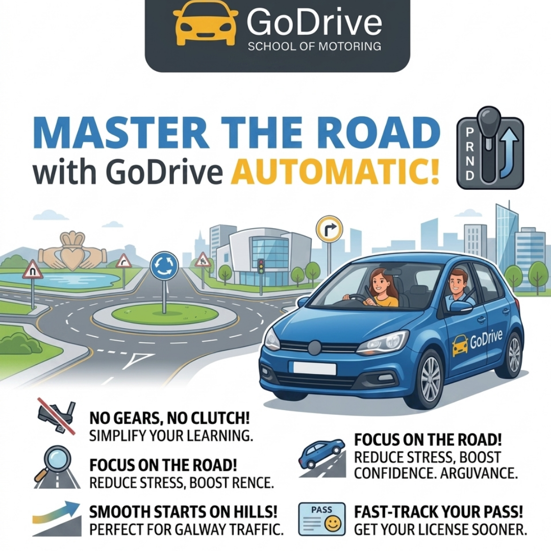 automatic driving lesson galway