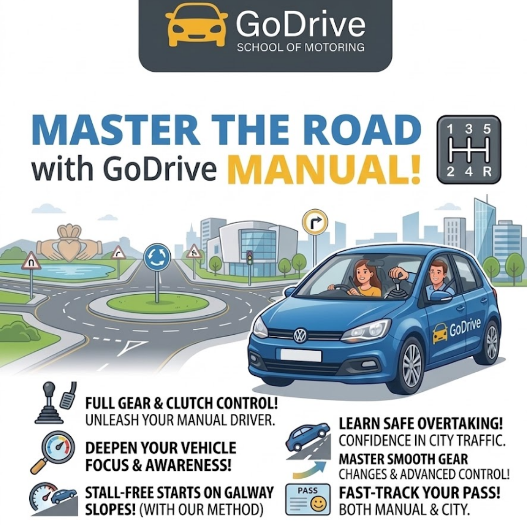 manual driving lesson galway
